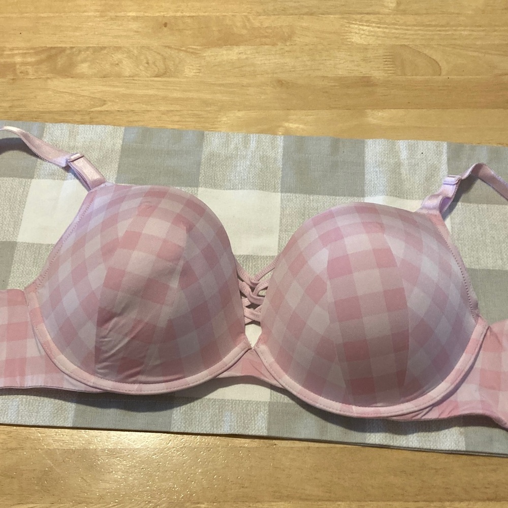 Torrid Pink Checkered Women's Bra